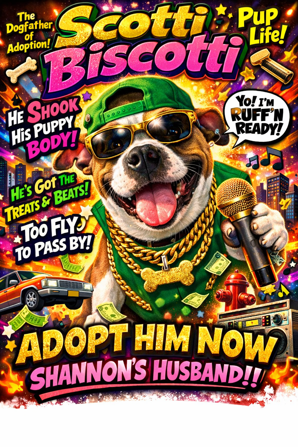 Scotti Biscotti - The Dogfather of Adoption